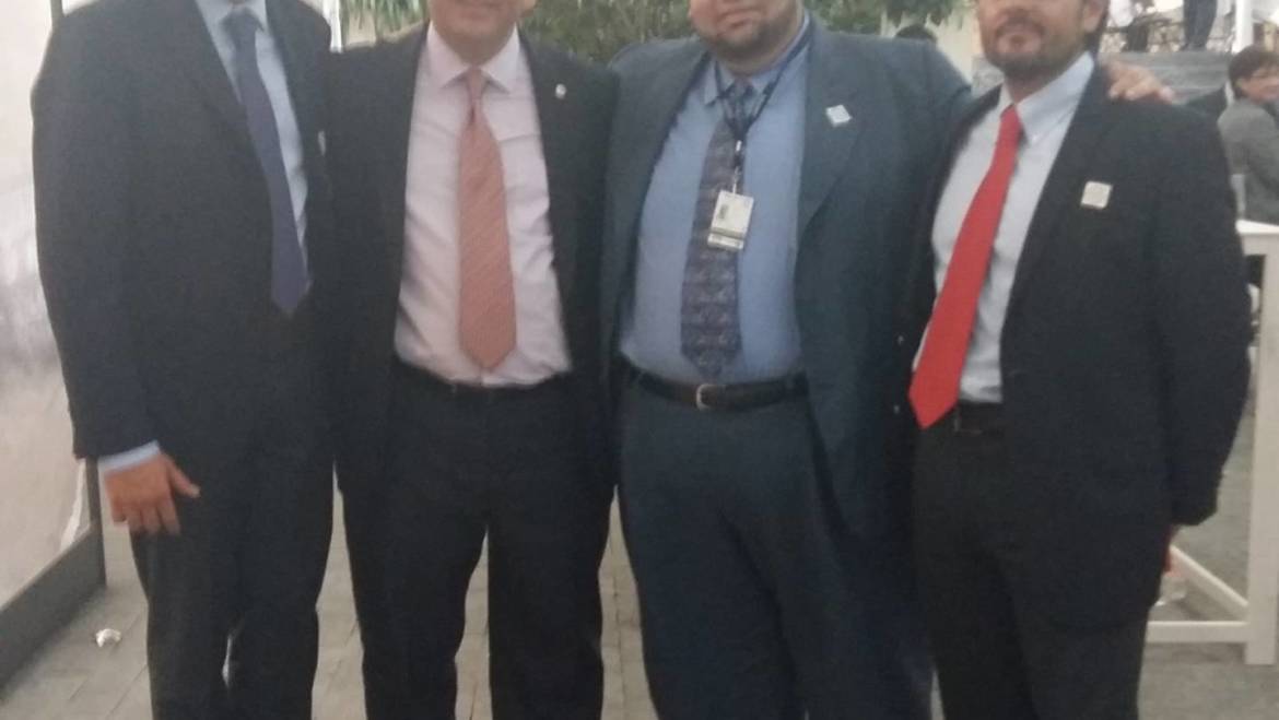 Con Juan Araujo, Samuel Ibarra y César