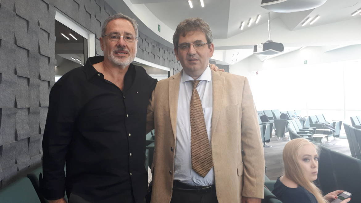 Con Marcelo Saín en la UDLAP