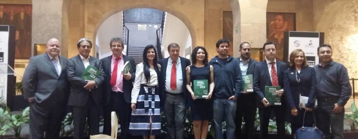 Equipo de CASEDE en presentación ATLAS de Seguridad en el Senado