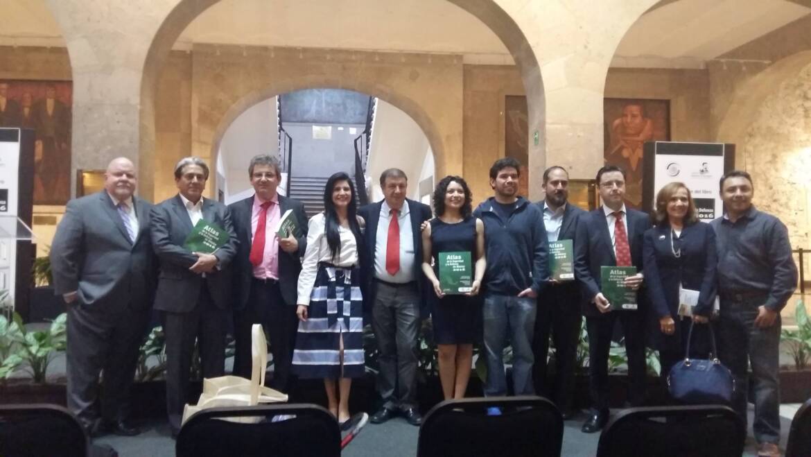 Equipo de CASEDE en presentación ATLAS de Seguridad en el Senado